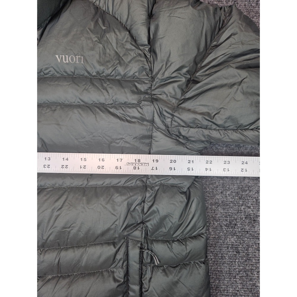 Vuori Coordinate Down Jacket Mens L Green Full Zip - Picture 5 of 10